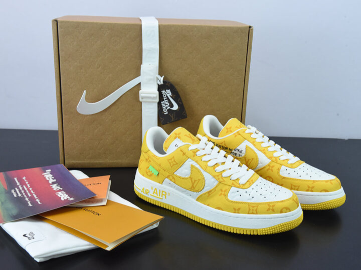 Nike Air Force 1 Low x Louis Vuitton x Off-White "Yellow"