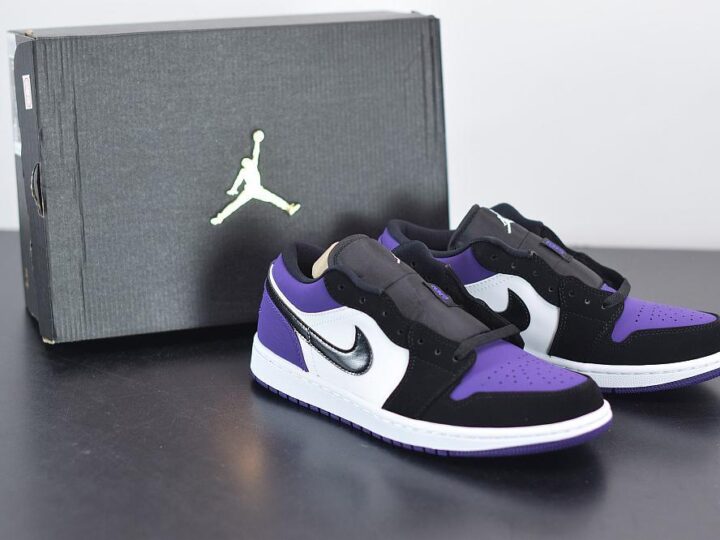 Nike Air Jordan 1 Low Court Purple White