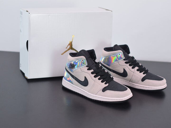 Nike Air Jordan 1 Mid "Dirty Powder Iridescent"