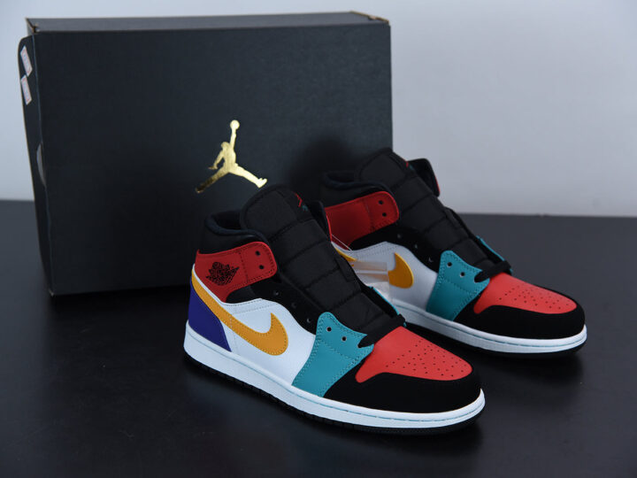 Nike Air Jordan 1 Mid Bred "Multi-Color"
