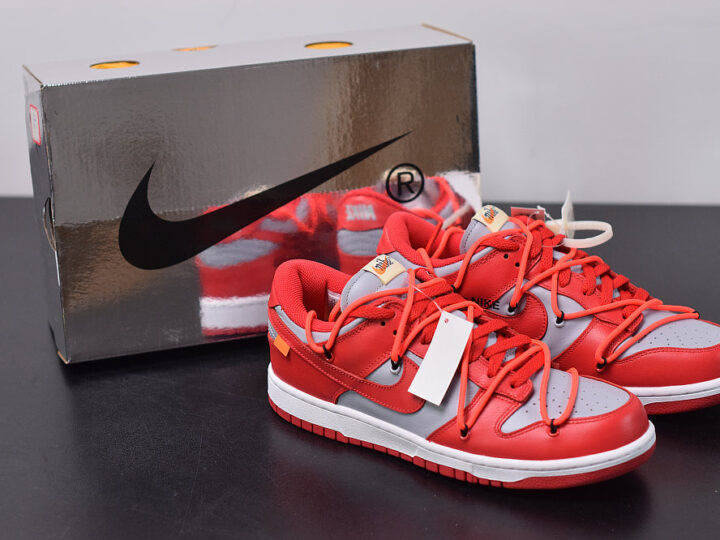 Nike Dunk Low Off-White "University Red"